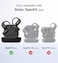 SURITCH for SHOKZ OpenFit Case Cover Shockproof Magnetic Cases for SHOKZ OpenFit OpenEar Earbuds True Wireless Bluetooth Headphones Protective Cover with Magnetic Lid Lock Carabiner White