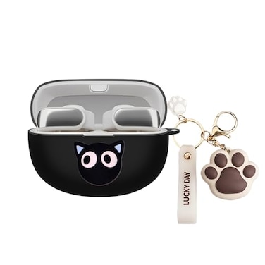 TSVSXS Case Compatible with Bose Ultra Open Earbuds with Keychain Cute Anime Soft Silicone Protective Cover Bose Open Ear Wireless Earbuds Cover for Kids