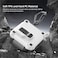 TSVSXS Lock Case Compatible with AirPods 4 with Active Noise Cancellation with Keychain Armor Rugged Shockproof Protective Cover Compatible with AirPods 4