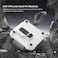 TSVSXS Lock Case Compatible with AirPods 4 with Active Noise Cancellation with Keychain Armor Rugged Shockproof Protective Cover Compatible with AirPods 4