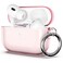 ULAK Compatible with Airpods Pro AirPods Pro 2 Case Design Soft TPU Airpod Pro 1st2nd Generation Case 20222019 with Ring Keychain Shockproof Protecitve Cover Light Pink