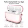 ULAK Compatible with Airpods Pro AirPods Pro 2 Case Design Soft TPU Airpod Pro 1st2nd Generation Case 20222019 with Ring Keychain Shockproof Protecitve Cover Light Pink