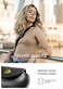 VogDuo VogDUO Genuine Leather Case for Beats Studio Buds Holder Full Cover with Belt Loop Soft Protection Compatible with Beats Studio Buds Black Belt Loop