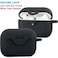 VOTILE Secure Lock Case for Airpods Pro 2 Case with Cute Bling Keychain Silicone Protective Case Cover for Airpods Pro 2nd Generation Case Women Girls Black