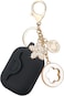 VOTILE Secure Lock Case for Airpods Pro 2 Case with Cute Bling Keychain Silicone Protective Case Cover for Airpods Pro 2nd Generation Case Women Girls Black