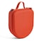 WannaBi Travel Case Holder for Yoto Mini Player Headphone Audiobook Cards Protective Storage Organizer Carrier with Adjustable Shoulder Strap for Kids Orange