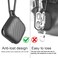 HOOKMEMO Waterproof Case for AirPods 4 Case 2024 Black
