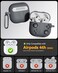 Wowwat Silicone Case for AirPods 4 Case 2024Black