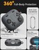 Wowwat Silicone Case for AirPods 4 Case 2024Black