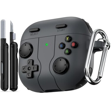 Wowwat Silicone Case for AirPods 4 Case 2024Black