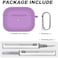 Woyinger AirPods Pro Case Cover with Cleaner KitSoft Silicone Case for Apple AirPod Pro 1st2nd GenerationAirPods ProPro 2 Case Accessories with KeychainLight Purple