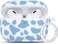YOMPLOW Cow AirPods Pro 2 Case Soft Silicone Cover with Keychain Blue Cow