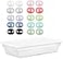 JNSA Fit in Case Airpod Pro Earbuds Ear Skins Earbud Cover Ear Tips Covers Compatible with AirPods Pro UltraThin AntiSlip Earbuds Covers10 Pairs 10 Colors