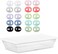 JNSA Fit in Case Airpod Pro Earbuds Ear Skins Earbud Cover Ear Tips Covers Compatible with AirPods Pro UltraThin AntiSlip Earbuds Covers10 Pairs 10 Colors