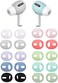 JNSA Fit in Case Airpod Pro Earbuds Ear Skins Earbud Cover Ear Tips Covers Compatible with AirPods Pro UltraThin AntiSlip Earbuds Covers10 Pairs 10 Colors