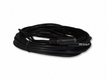 YCS basics 25 Foot 35mm Stereo HeadphoneAUX Extension Cable MaleFemale