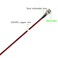 QOFOWIN 55 x 21 MM 8A DC Power Jack Cord Socket Threaded Female Mount Connector with Presoldered Wires and Waterproof Cover Cap for CCTV Surveillance Security Camera System