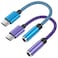 Uenlio 2Pack USB C to 35mm Adapter for Samsung Galaxy A17A16 5G USB C Headphone Adapter with DAC Chip for Galaxy S26S25S24 iPhone 171615 Pixel 10987 Aux for Car Gaming Headset Music Mic