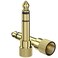 bestune 635mm to 35mm Audio Adapter Gold Plated ScrewOn Stereo Adapter for Compatible Devices 2Pcs Check Compatibility Before Use