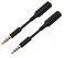 Accessonico 2 Pack Headphone Jack Adapter Android Phone Ultra Slim Audio Extender Replacement for Life Proof 35 mm Short Extension Cable AUX Skinny Dongle Compatible with Lifeproof