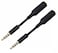 Accessonico 2 Pack Headphone Jack Adapter Android Phone Ultra Slim Audio Extender Replacement for Life Proof 35 mm Short Extension Cable AUX Skinny Dongle Compatible with Lifeproof