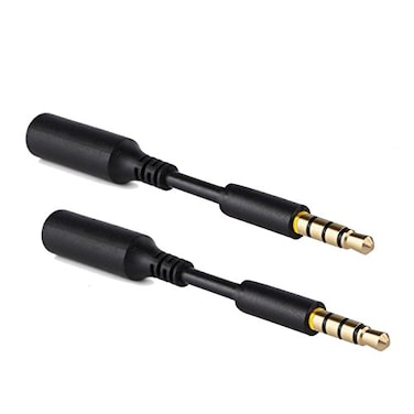 Accessonico 2 Pack Headphone Jack Adapter Android Phone Ultra Slim Audio Extender Replacement for Life Proof 35 mm Short Extension Cable AUX Skinny Dongle Compatible with Lifeproof