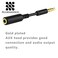 Accessonico 3 Pack Headset Audio Jack Extender 35mm Headphone AUX Extension Adapter for Juice Pack for Battery Charger Case Power Case for Smartphones Tablets
