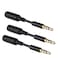 Accessonico 3 Pack Headset Audio Jack Extender 35mm Headphone AUX Extension Adapter for Juice Pack for Battery Charger Case Power Case for Smartphones Tablets