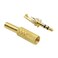 Antrader 35mm18 Stereo Male Plug Audio Cable Connector wSpring Coax Cable Audio Solder Adapter Pack of 12