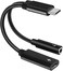 Azddur USB C to 35mm Headphone Adapter USB C to 35mm Headphone Jack with PD 60W Fast Charging Compatible with Galaxy S25S25S24S23S22S21S21S23 FENote 20 Pixel 98765