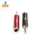 Cable Matters 2Pack 35mm to 14 Adapter 18 Male to 14 Female Microphone Adapter Jack 635mm to 35mm Headphone Jack Adaptor