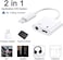 CHAOPAI Apple MFi Certified Lightning to 35mm Headphone Jack Adapter 2 in 1 Aux AudioCharge iPhone Splitter Headphone Adapter for iPhone 131211XSXR87SE 2020 Support All iOS 2 Pack
