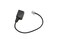 Headset Buddy Female RJ9 to Male Headset Adapter Cable Black