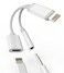 HOYULLI Iphone AUX Adapter for Headphone Jack Cable Dongle 2in1 Lightning to 35mm Splitter Charge Cord MFI Certified Audio Charging Adaptador Para for 13 12 11 Pro Max Mini X 8 7 Plus Ipad Music Earbu