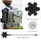 JOYISEN 2PCS Multi Headphone Splitter 35mm Headphone Audio Jack Splitter 1 Male to 5 Port Female Earphone Headset Adapter Black
