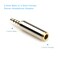 LEOU New 25mm Male to 35mm Female Audio Headphone Adapter 2 PCS 25M35F2PCS