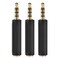 Pomya Male to Female Headphone Audio Adapter35mm OMTP to CTIA Conversion Earphone Adapter for Earphone Compatible with Smartphones and TabletsOMTP to CTIA Converter3PCS