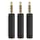 Pomya Male to Female Headphone Audio Adapter35mm OMTP to CTIA Conversion Earphone Adapter for Earphone Compatible with Smartphones and TabletsOMTP to CTIA Converter3PCS