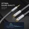 MORELECS Morelecs 35mm Male to Dual 35mm Female Headset Splitter with Separate Microphone and Headphone for PC PS4 Gaming