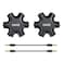 ONXE 2Pack Multi Headphone Splitter35mm Headset Earphone Jack Audio Adapter Connector 1 Male to 2 3 4 5 Female Cable and Earphones Speakers