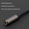 PASOW Pasow 35mm Female to Female Adapter Cable TRS Stereo Audio AUX Connector Cod for Headphones Car HiFi 15cm6inch Coffee