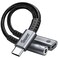 Thousover USB C to 35mm Headphone and Charger Adapter2in1 USB C to Aux Audio Adapter with PD 60W Fast Charging Compatible with Apple iPhone 1717Plus17Pro16 Pro MaxSamsung S24S23S22iPadPixel 76