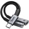 Thousover USB C to 35mm Headphone and Charger Adapter2in1 USB C to Aux Audio Adapter with PD 60W Fast Charging Compatible with Apple iPhone 1717Plus17Pro16 Pro MaxSamsung S24S23S22iPadPixel 76