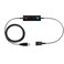 TruVoice USB to QD Adapter Cable Compatible with any Plantronics Poly or Headset with a Quick Disconnect QD Includes inLine Volume Control and Mute Functionality