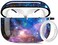 YOMPLOW Airpods Pro Case Marble Protective Hard Case Cover Skin Portable Shockproof Women Girls with Keychain for Apple Airpods Pro Charging Case Galaxy Marble