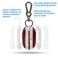 ANKASI Cover Compatible with Powerbeats Pro Case Full Protective Shockproof AntiSlip Silicone Case for Beats Powerbeats Pro 2020 White EdgeBurgundy