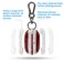 ANKASI Cover Compatible with Powerbeats Pro Case Full Protective Shockproof AntiSlip Silicone Case for Beats Powerbeats Pro 2020 White EdgeBurgundy