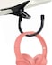 AUXPhome Headphone Stand with Adjustable Hook Metal Headset Holder Flexible Tip ClampOn Universal Thickness Vertical and Horizontal Mount for Desk up to 2 inch 50MM 744591662932