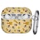 SMODDIX Compatible with Airpods Pro Shockproof TPU Gel Portable Protection Soft Case Cover Skin with Carabiner Clip Keychain Cute Bees