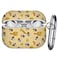 SMODDIX Compatible with Airpods Pro Shockproof TPU Gel Portable Protection Soft Case Cover Skin with Carabiner Clip Keychain Cute Bees